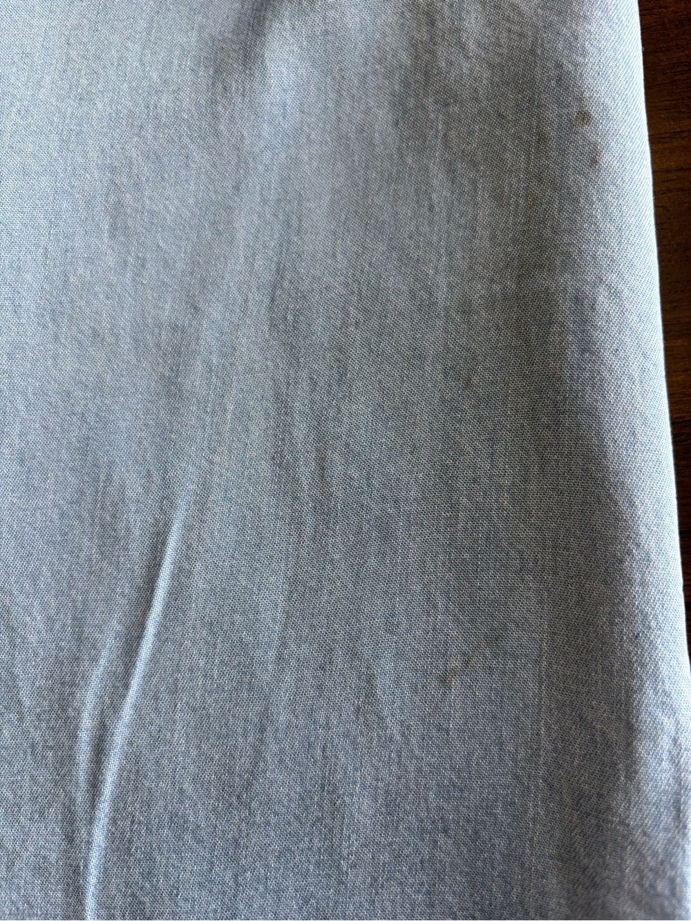 Lucky Brand Chambray Flutter Sleeve Tunic Dress 1X Boho Blue - Picture 13 of 13